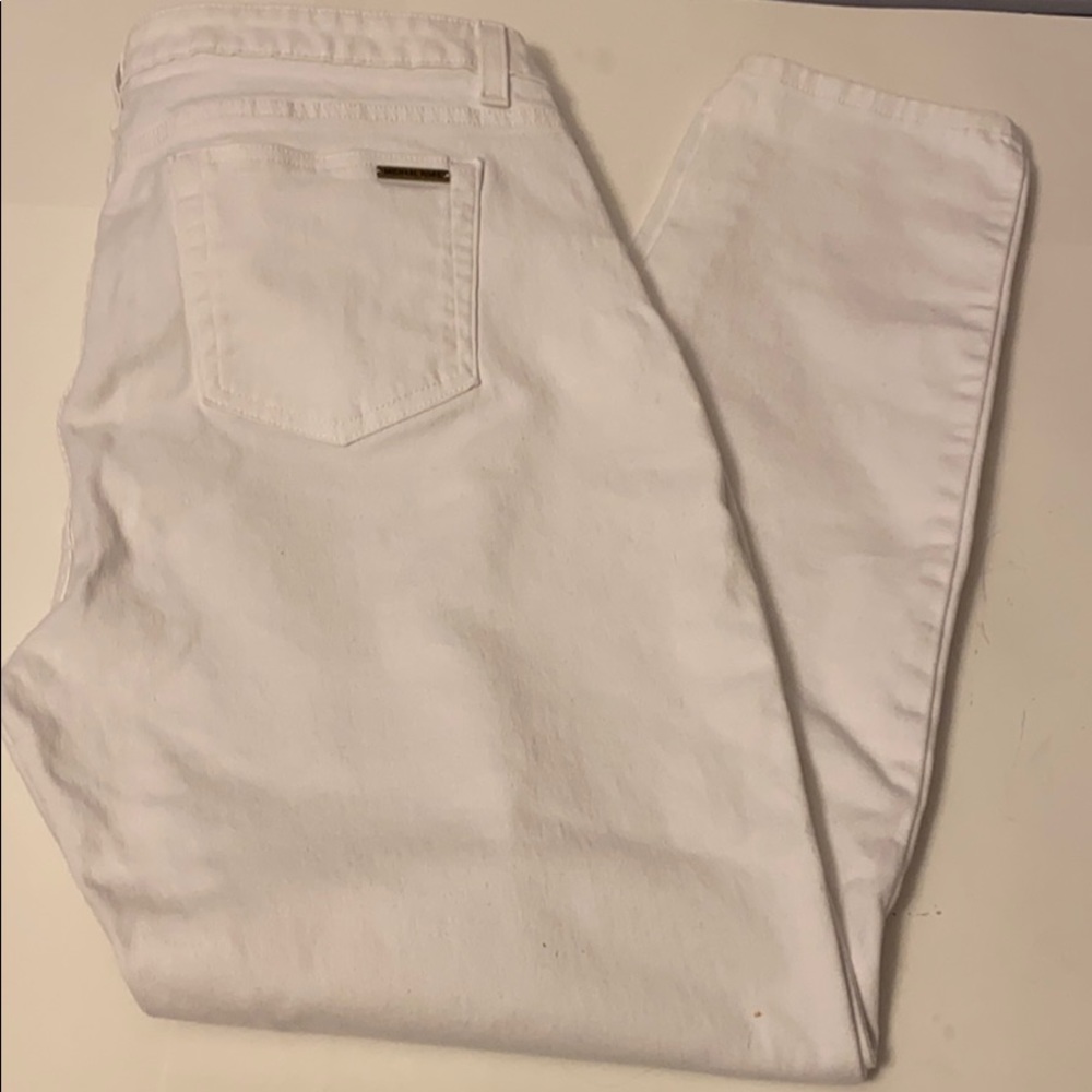 Michael Kors White Skinny Jeans size 12